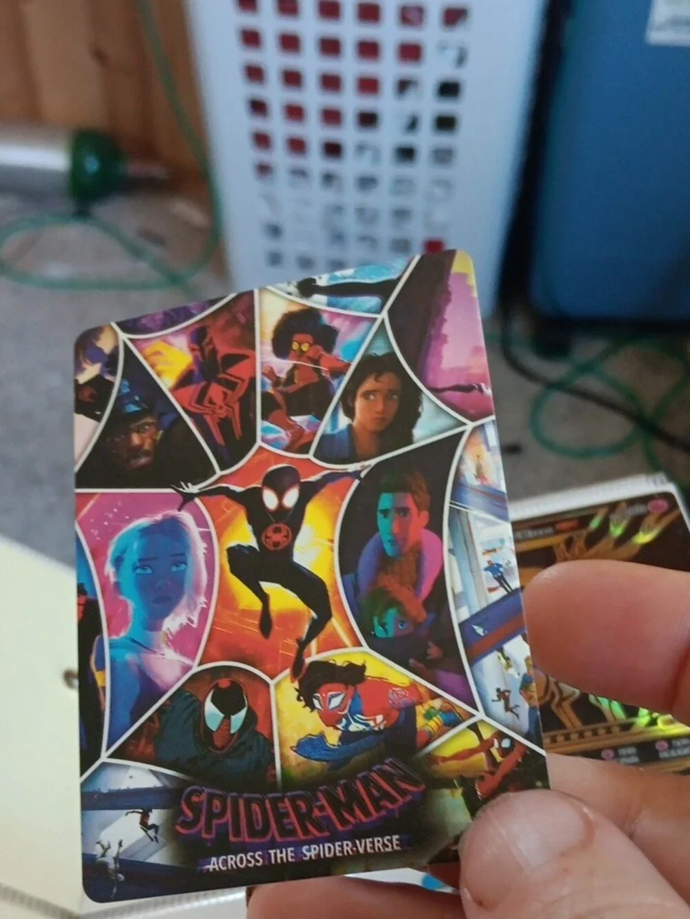 Spiderman Miles Morales Trading Card - Yellow, Black, Blue
